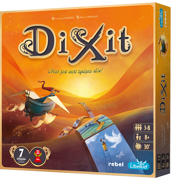 Okładka pudełko gry planszowej Dixit nowa edycja